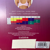Carole Hochman 2 Pack Seamless Comfort Bra Lilac/Shell SIZE - Medium