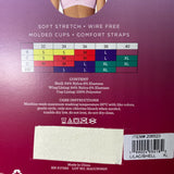 Carole Hochman 2 Pack Seamless Comfort Bra Lilac/Shell SIZE - Extra Large