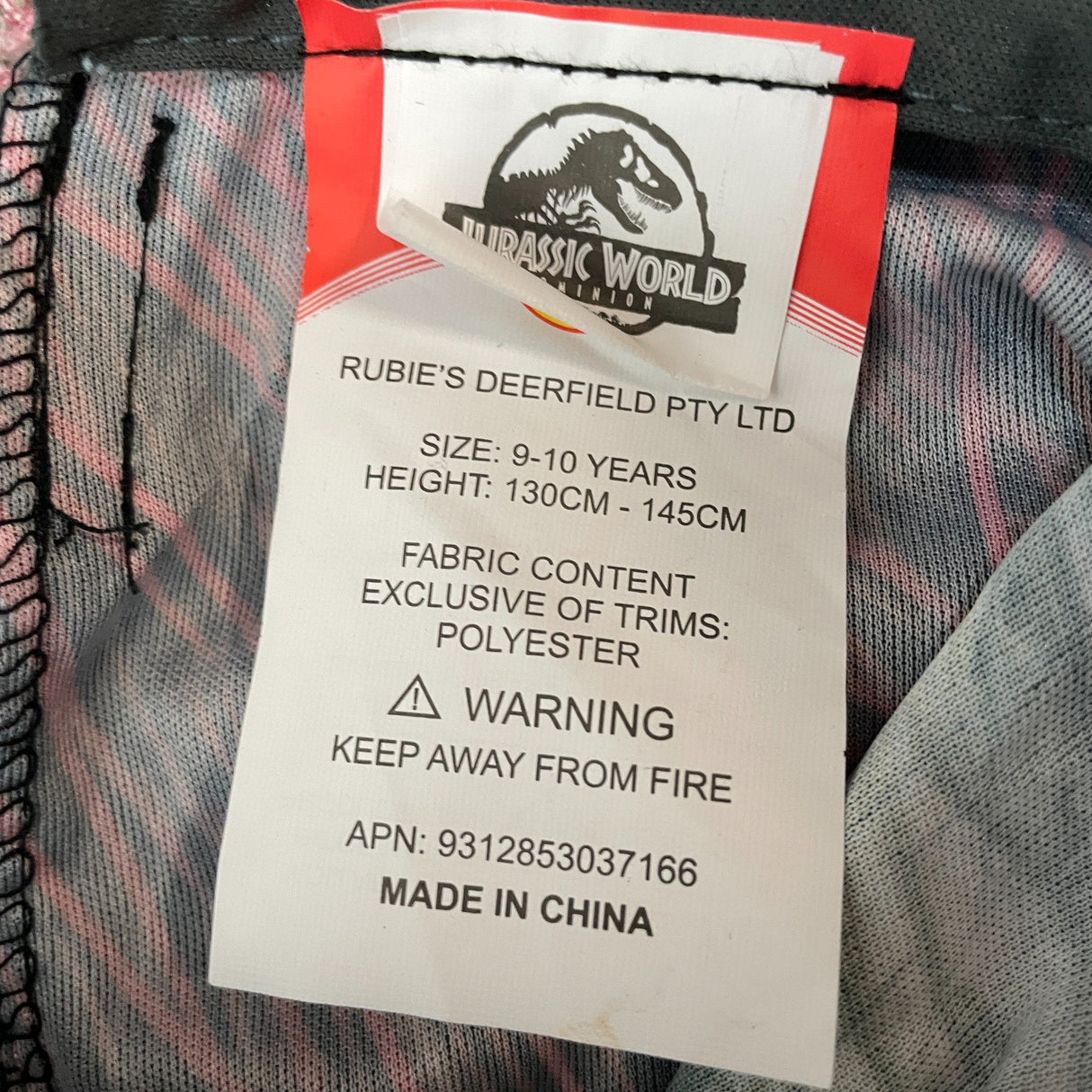 Rubies Child's Therizinosaurus Costume 9-10 Years