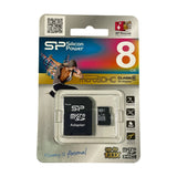 Silicon Power 8GB microSDHC Memory Card with Adapter