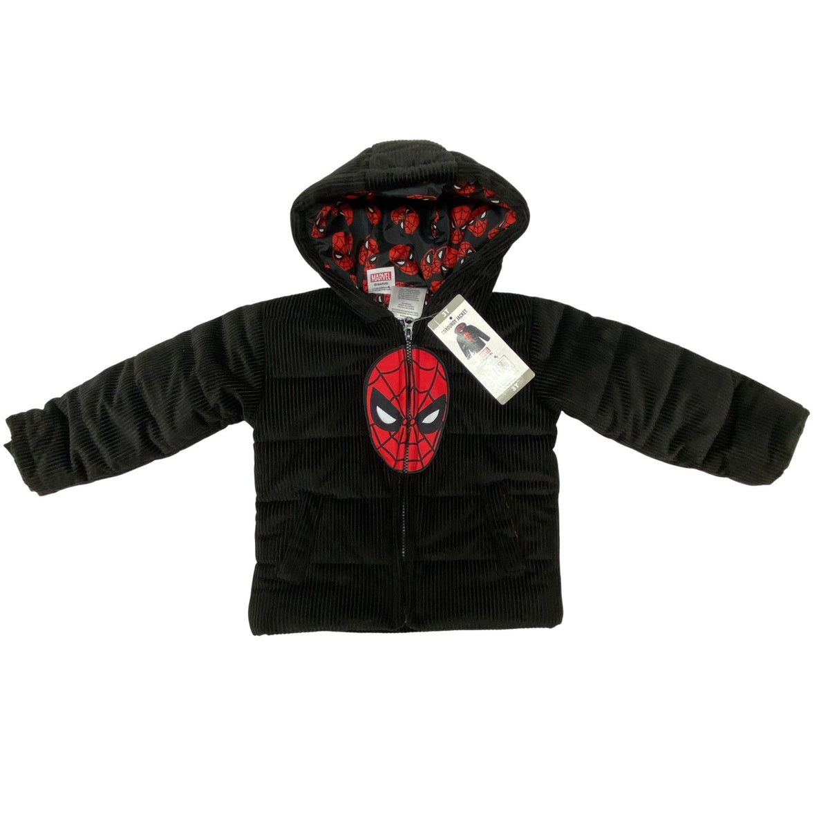 Marvel Youth's Spiderman Corduroy Jacket 3 Years SIZE - 3