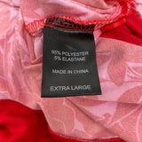 Room Service Women's 2 Piece Summer Pyjama Set - Red Floral SIZE - Extra Large