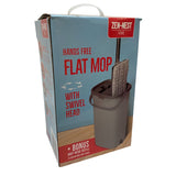 Zen Nest Flat Mop & Bucket Set with 1x Microfibre Mop Head