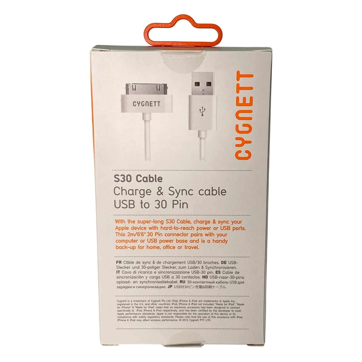 Cygnett S30 Charge and Sync 30 Pin Cable