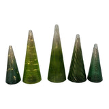Holiday 5x LED Glass Holiday Trees - Green