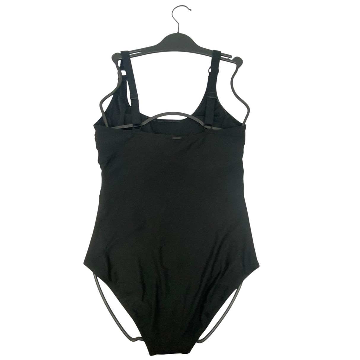 DKNY Women's One Piece Swimsuit - Black SIZE - Large