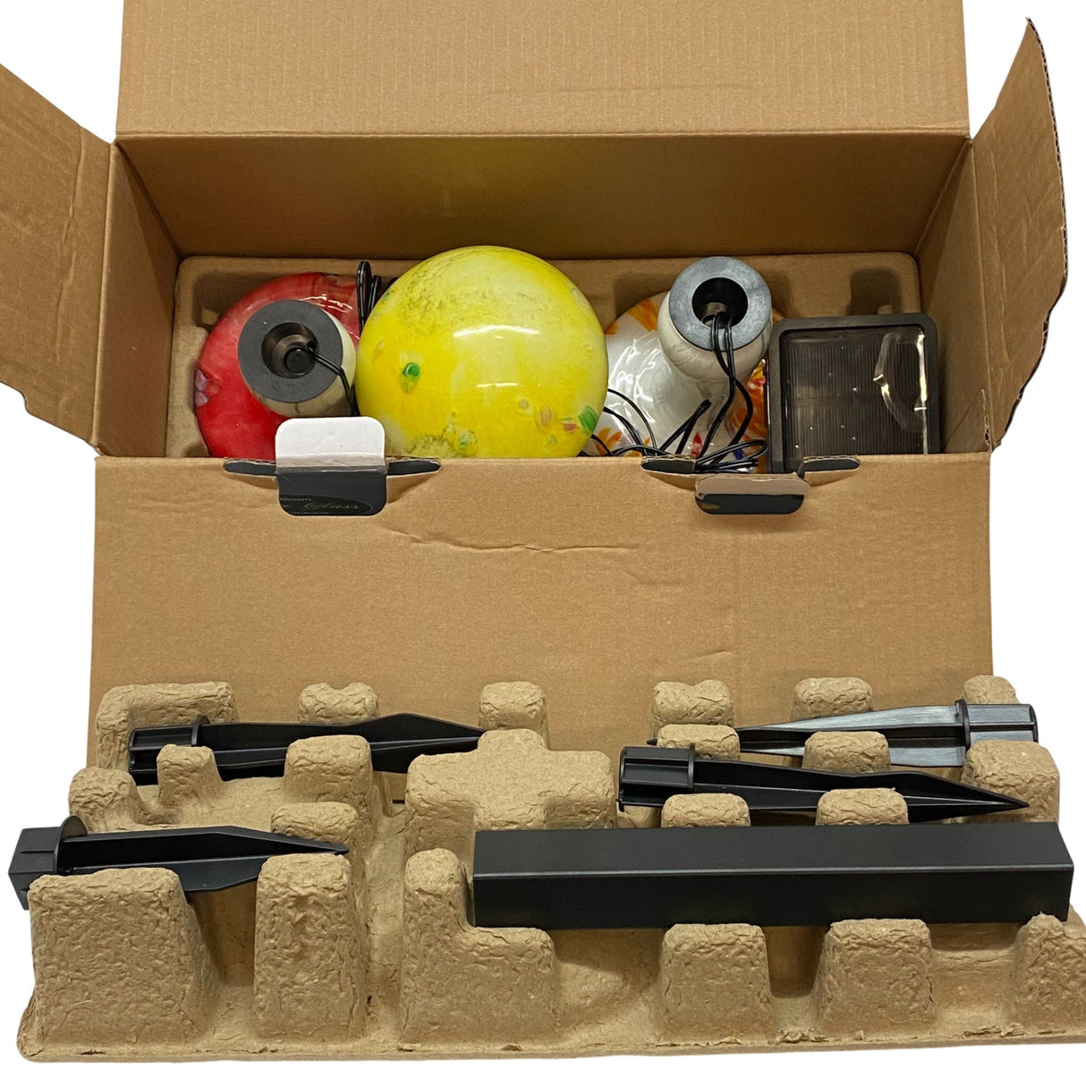 Infinity 3x Glass Mushroom Solar Lights