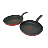 Tefal Red Delight Frypan 2 Piece Set