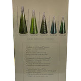 Holiday Holiday 5x LED Glass Holiday Trees - Green