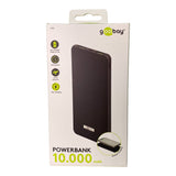 goobay 10,000mAh Powerbank with Wireless Charging