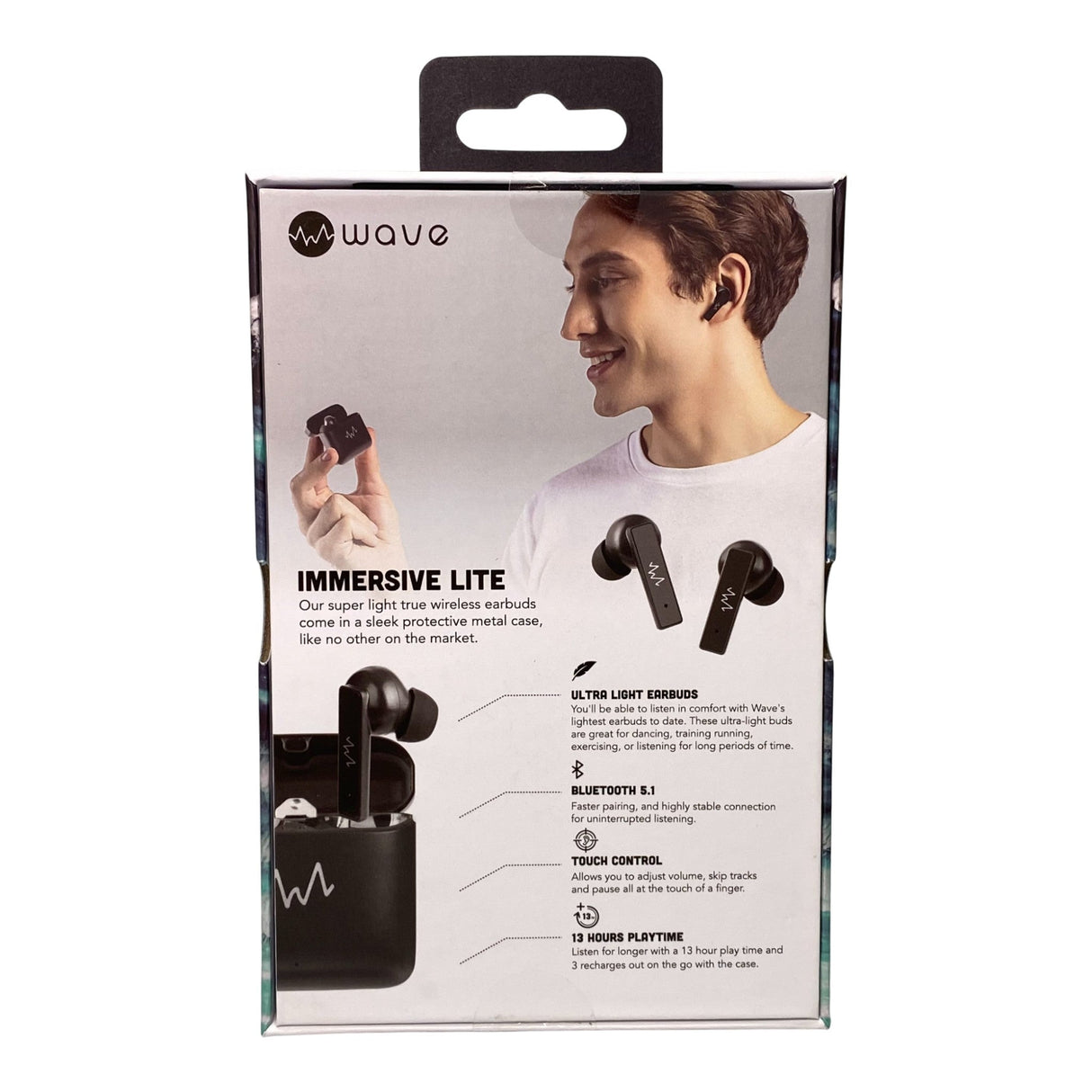 wave Immersive Lite True Wireless Earbuds - Black