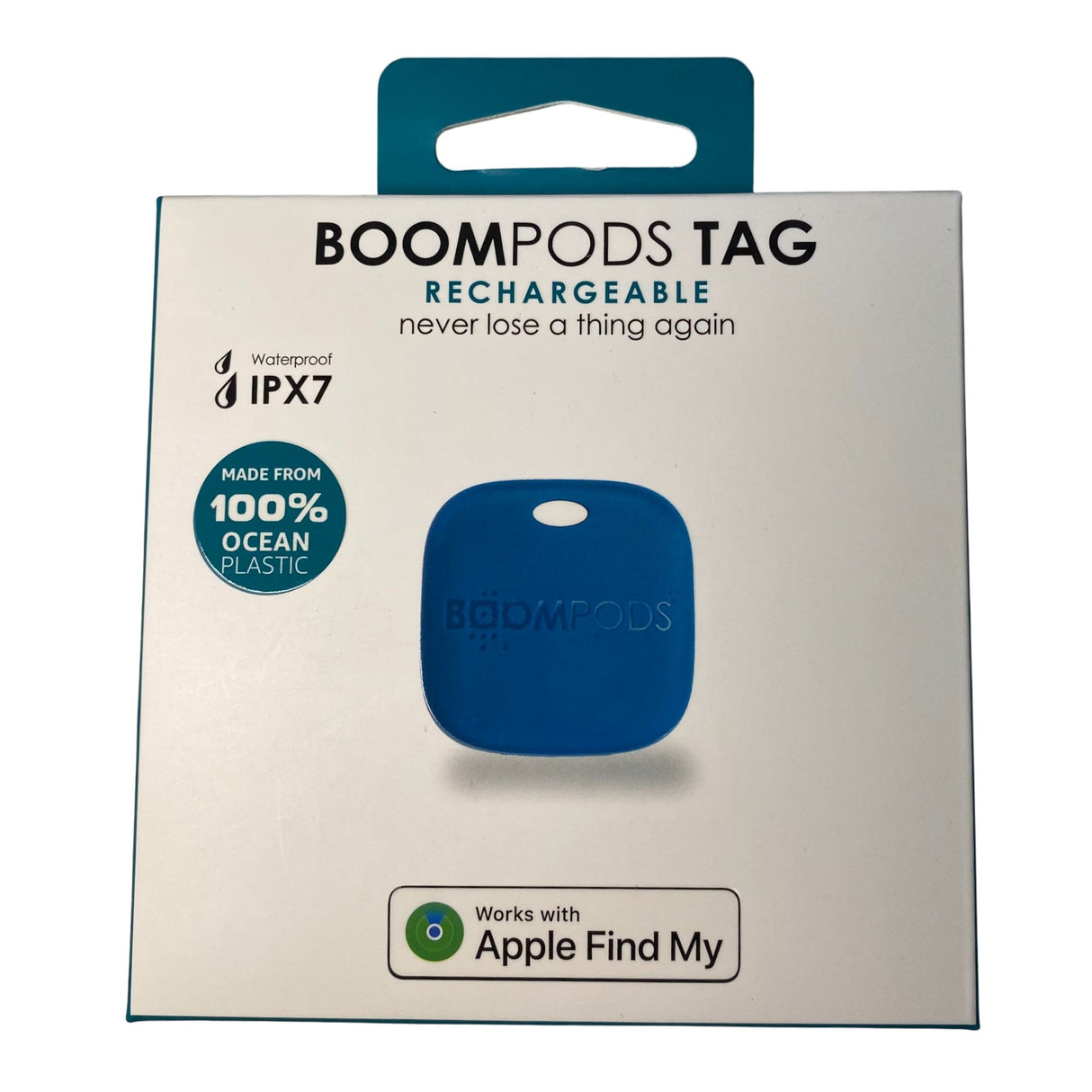 BoomPods Rechargeable Tag - Blue