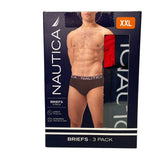 Nautica Men's 3 Pack Cotton Briefs SIZE - XXL