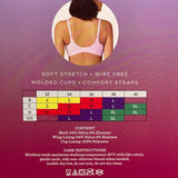 Carole Hochman 2 Pack Seamless Comfort Bra Lilac/Shell SIZE - Small