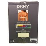 DKNY 2 Pack Seamless Bra Black/Sand SIZE - Large
