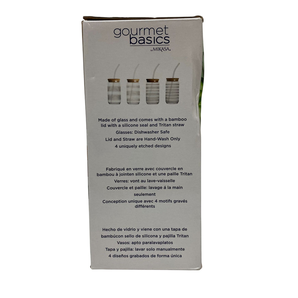 Mikasa Gourmet Basics Glass Tumblers