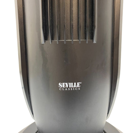 Seville Oscillating Tower Fan With Touch Control Black