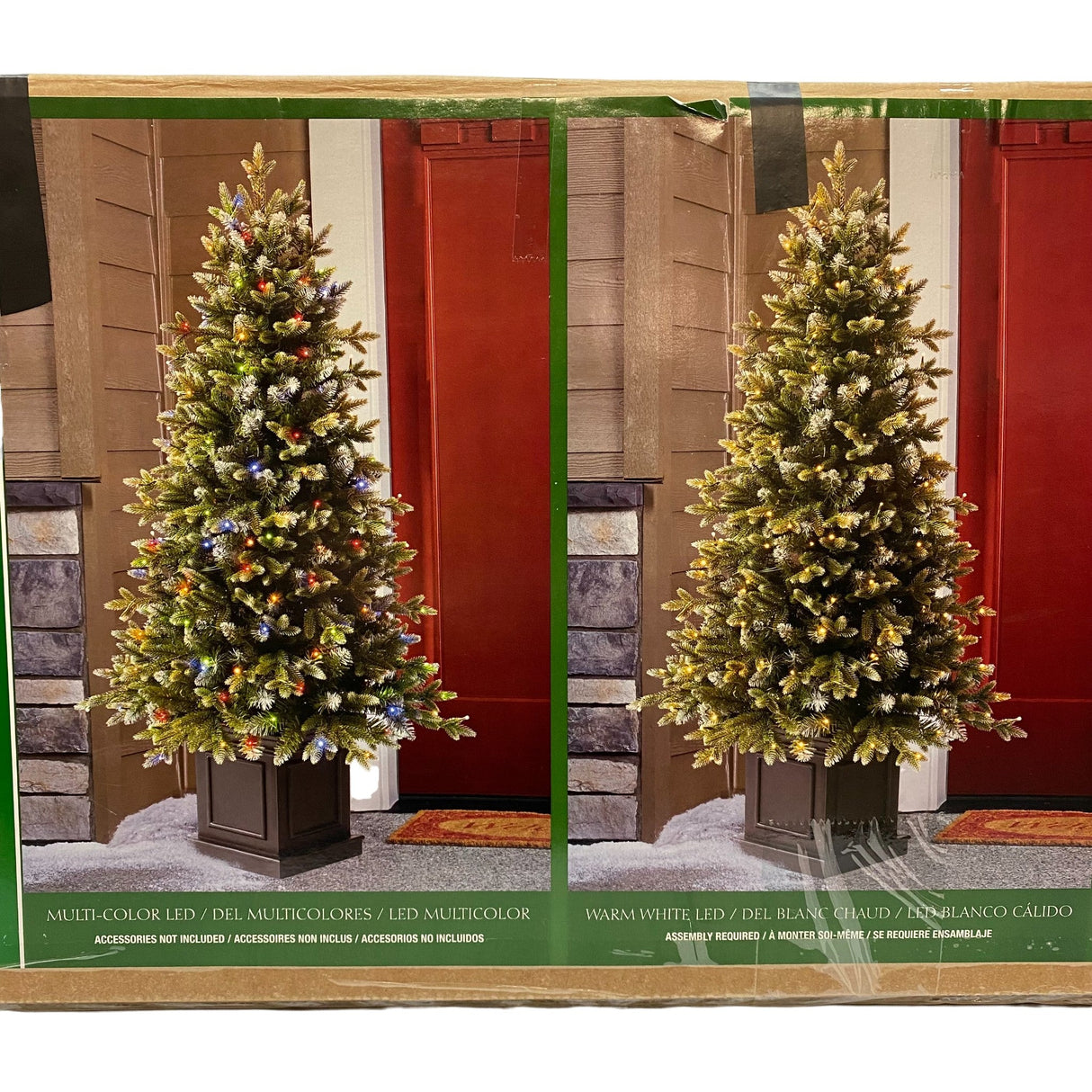 Holiday 1.3m Pre-Lit Artificial Potted Tree