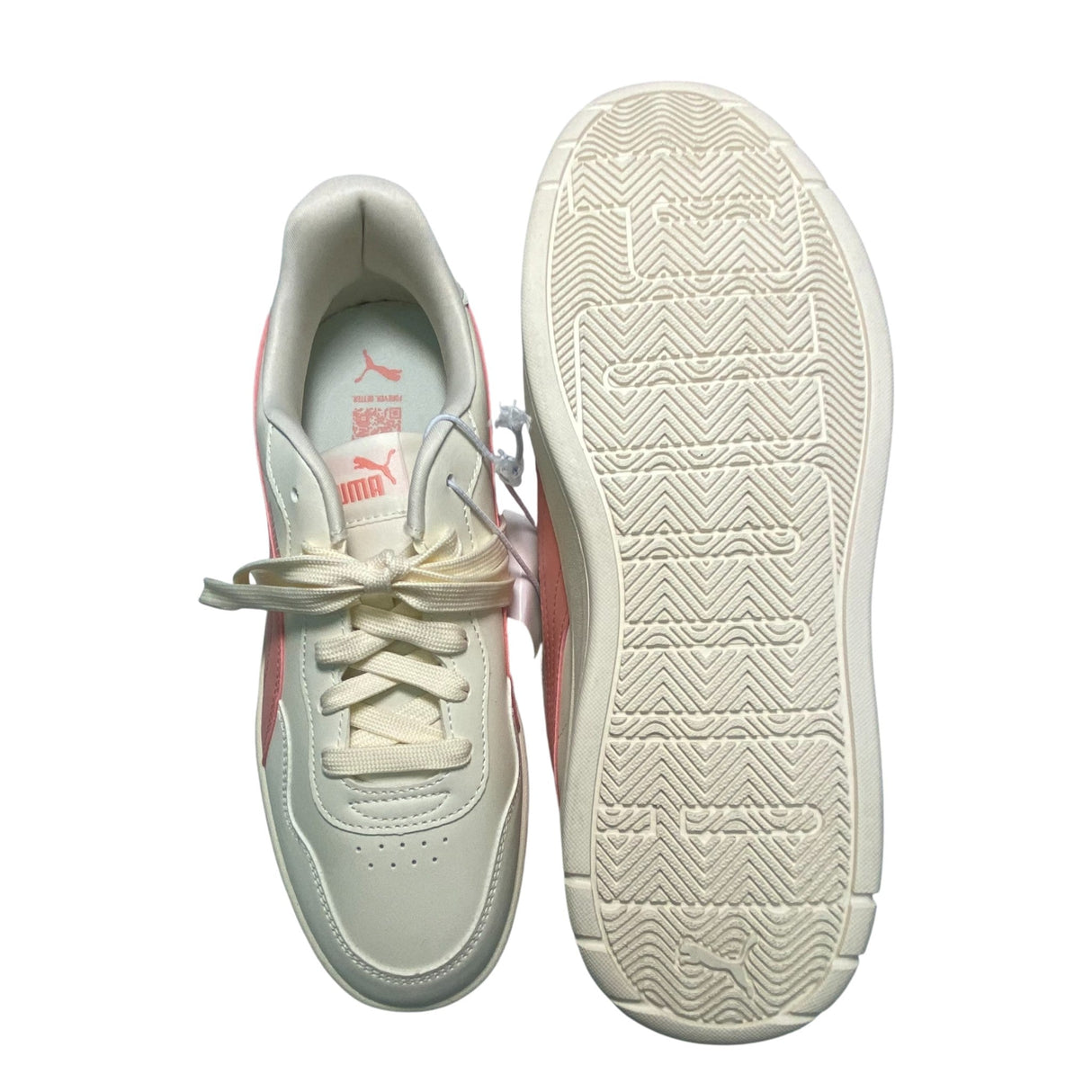 Puma Women's Court Lally Skye Platform Sneakers - Ivory/Pink SIZE - 40.5