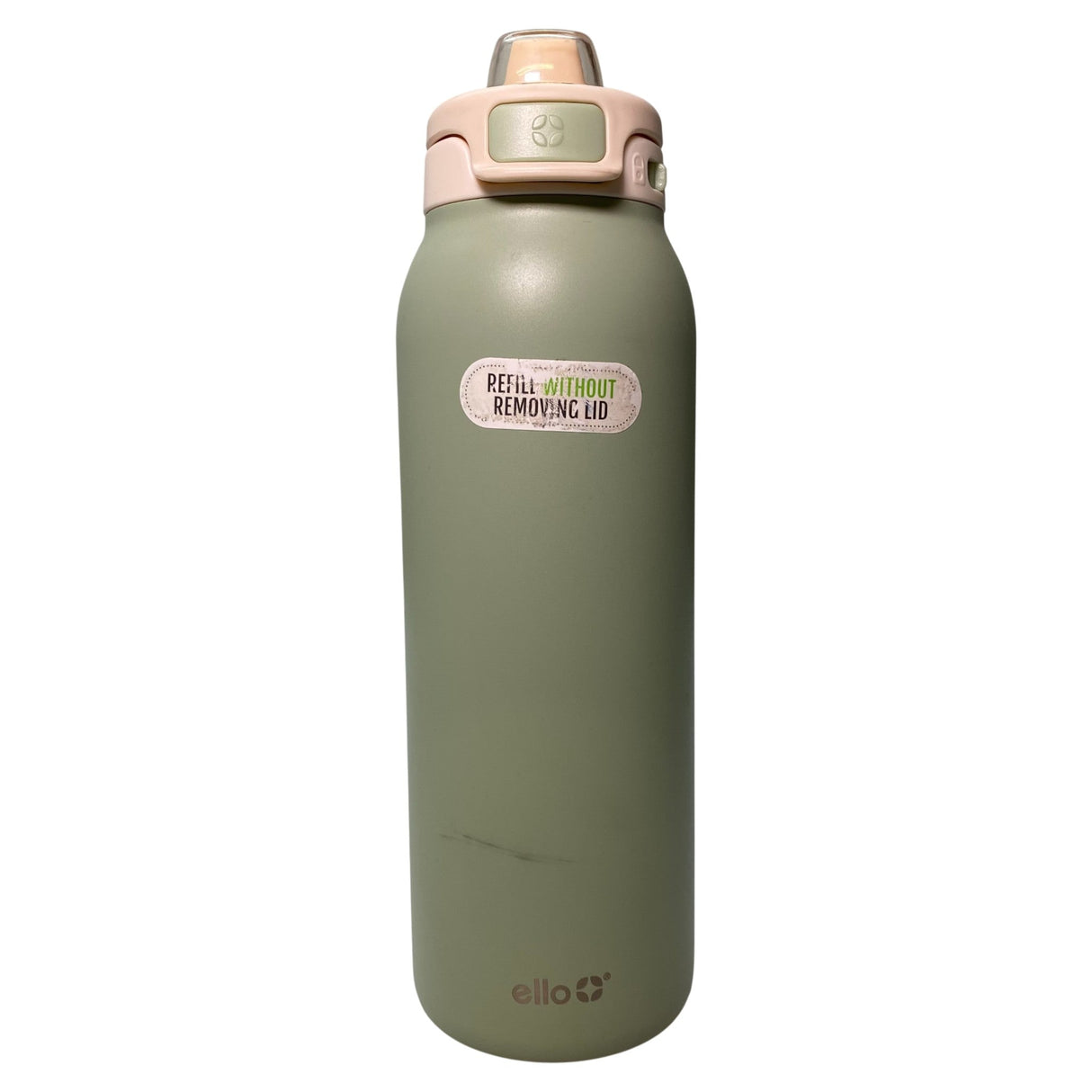 Ello Pop And Fill Water Bottle 946 ml - Sage
