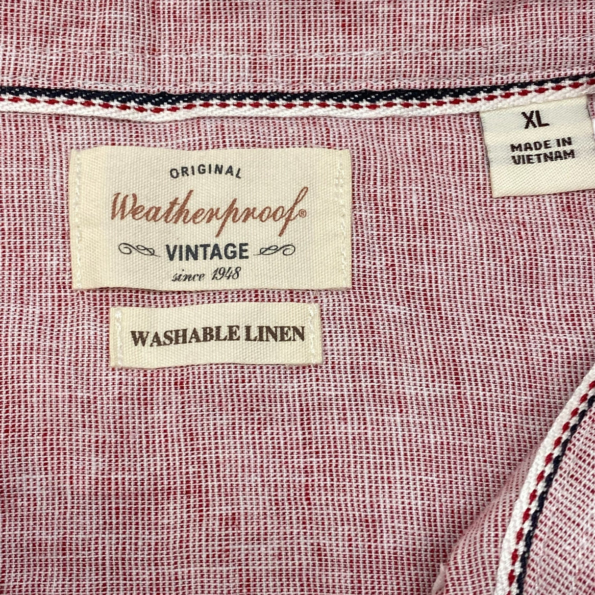 Weatherproof Men's Vintage Short Sleeve Shirt SIZE - Extra Large