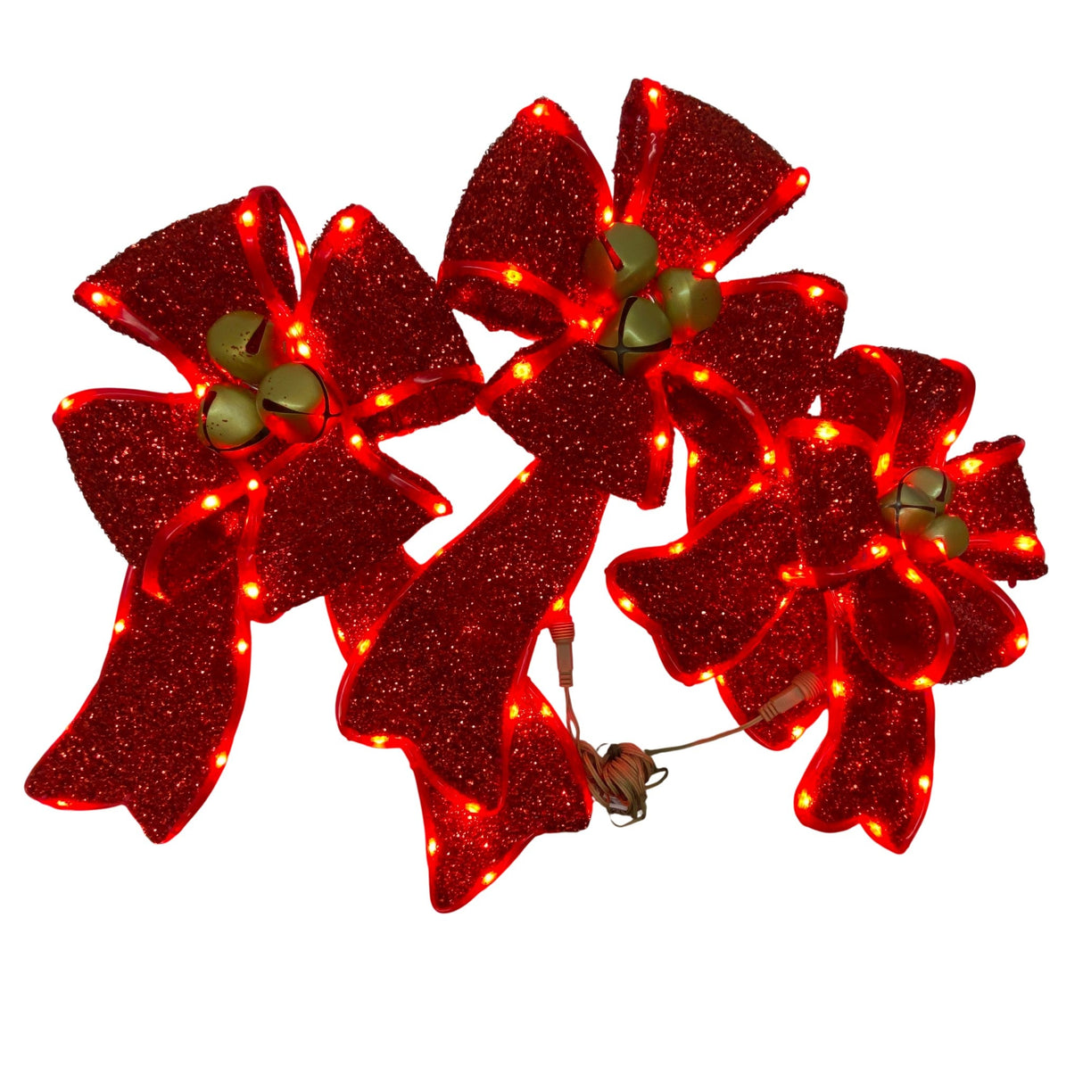 Holiday Replacement LED Bows for 3 Piece Deer Family