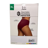Jezebel Women's 5x Hipster Bikini Briefs - Multi Pinks SIZE - Extra Large