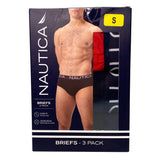 Nautica Men's 3x Briefs - Multi SIZE - Small