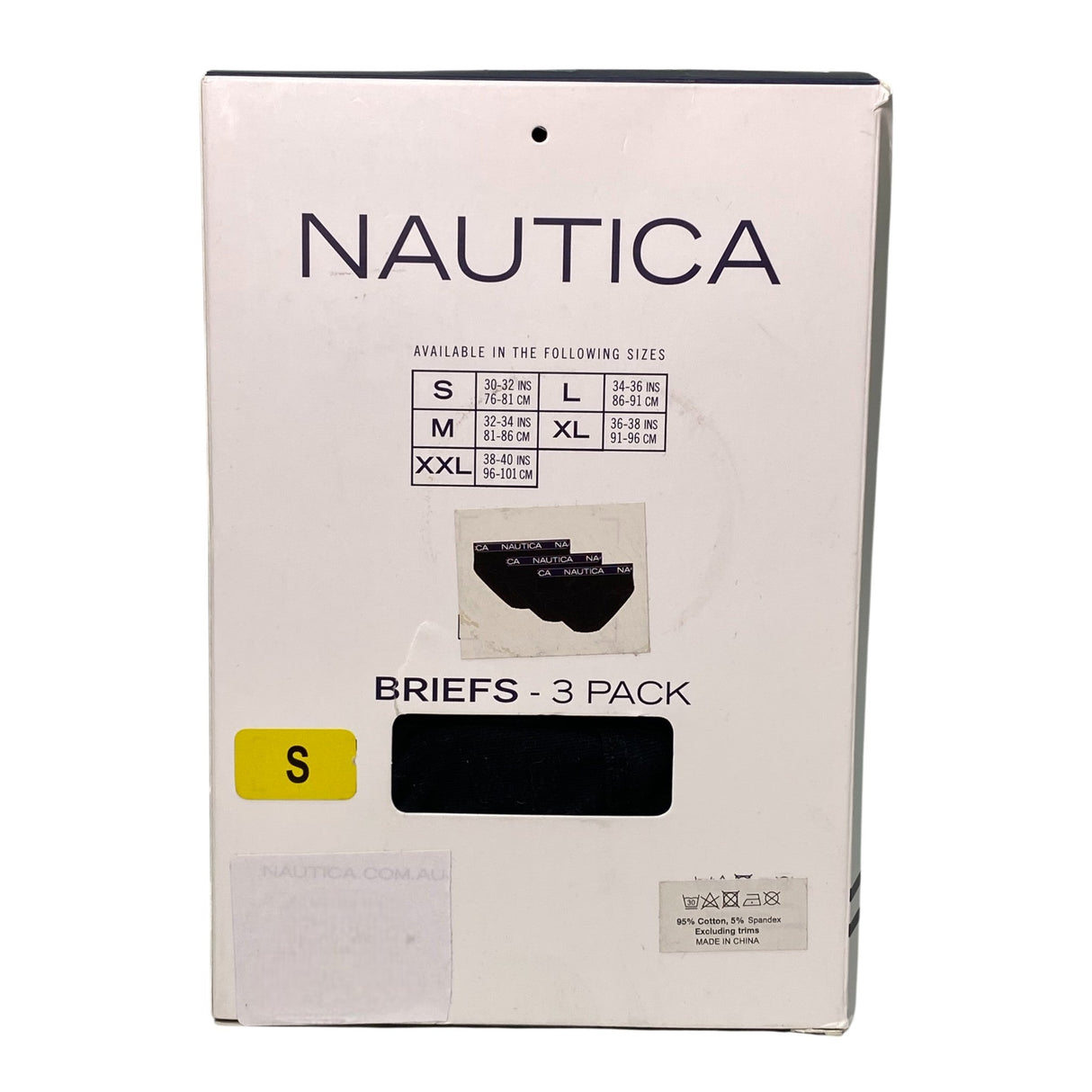 Nautica Men's 3x Briefs SIZE - Small
