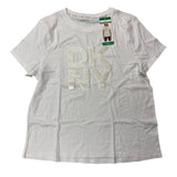 DKNY Women's Sequin Logo Tee SIZE - Extra Large
