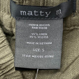 Matty M Women's Linen Blend Shorts SIZE - Small