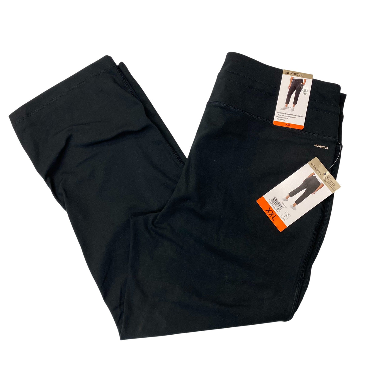 Mondetta High-Rise Capri Pants with Drawcord SIZE - XXL