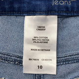Parasuco Women's Mid Rise Classic Slim Ankle Jeans With Tummy Control SIZE - 10