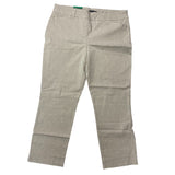 Hilary Radley Women's Mid Rise Comfort Waist Pants - Tan SIZE - Extra Large