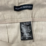 Hilary Radley Women's Mid Rise Comfort Waist Pants - Tan SIZE - Extra Large
