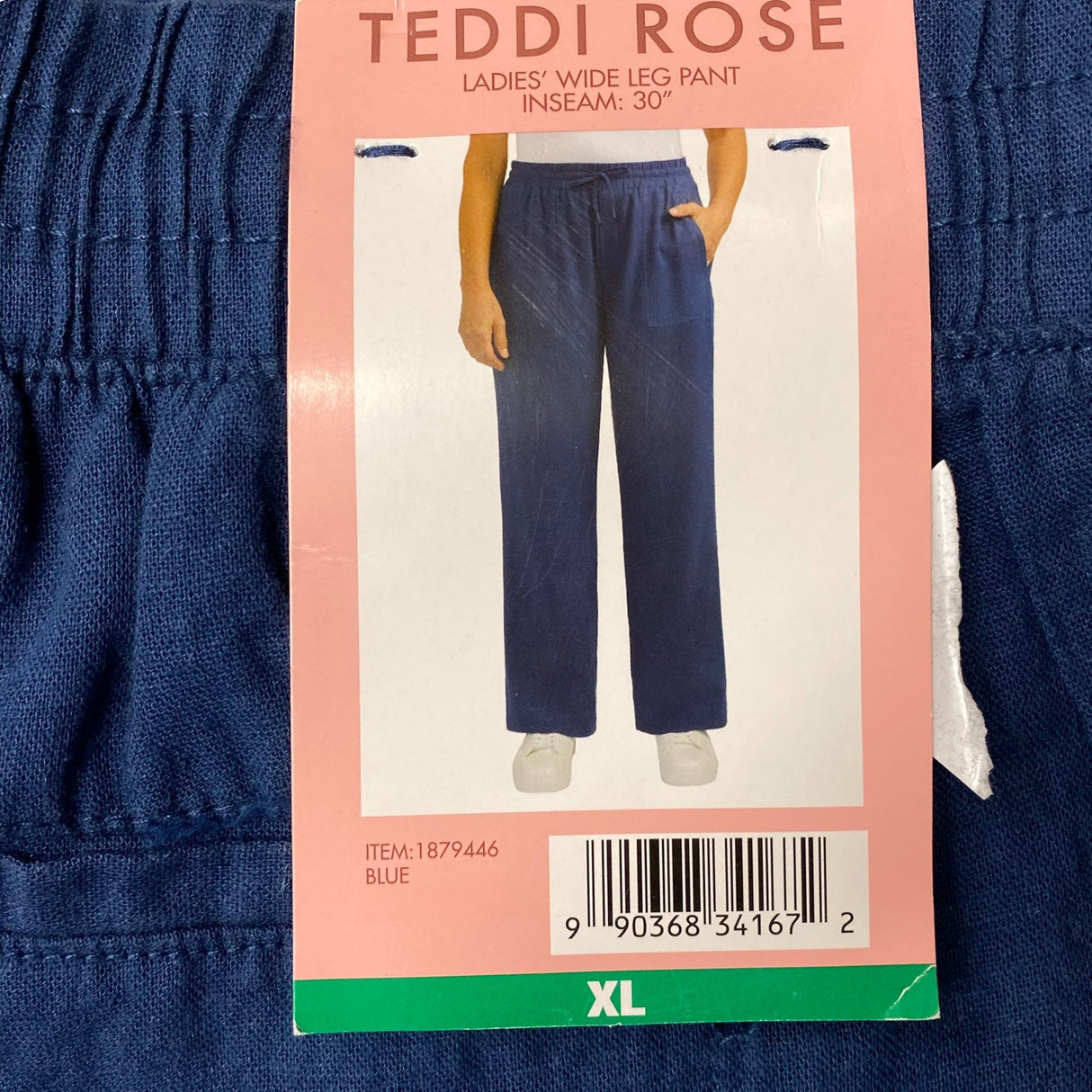 Teddi Rose Women's Wide Leg Pant SIZE - Extra Large
