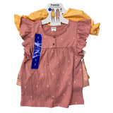 Pekkle Girl's 4 Piece Shorts & Tee set SIZE - 7