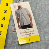 Weatherproof Men's Short Sleeve Button Up Shirt SIZE - Small