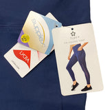 Tuff Women's 7/8 Athletic Legging Tight with Mesh Panel SIZE - Large