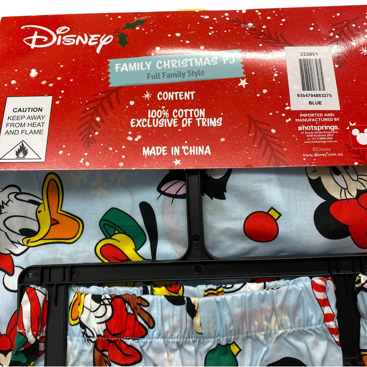 Hotsprings Kids Disney Family Christmas PJ Set 6m