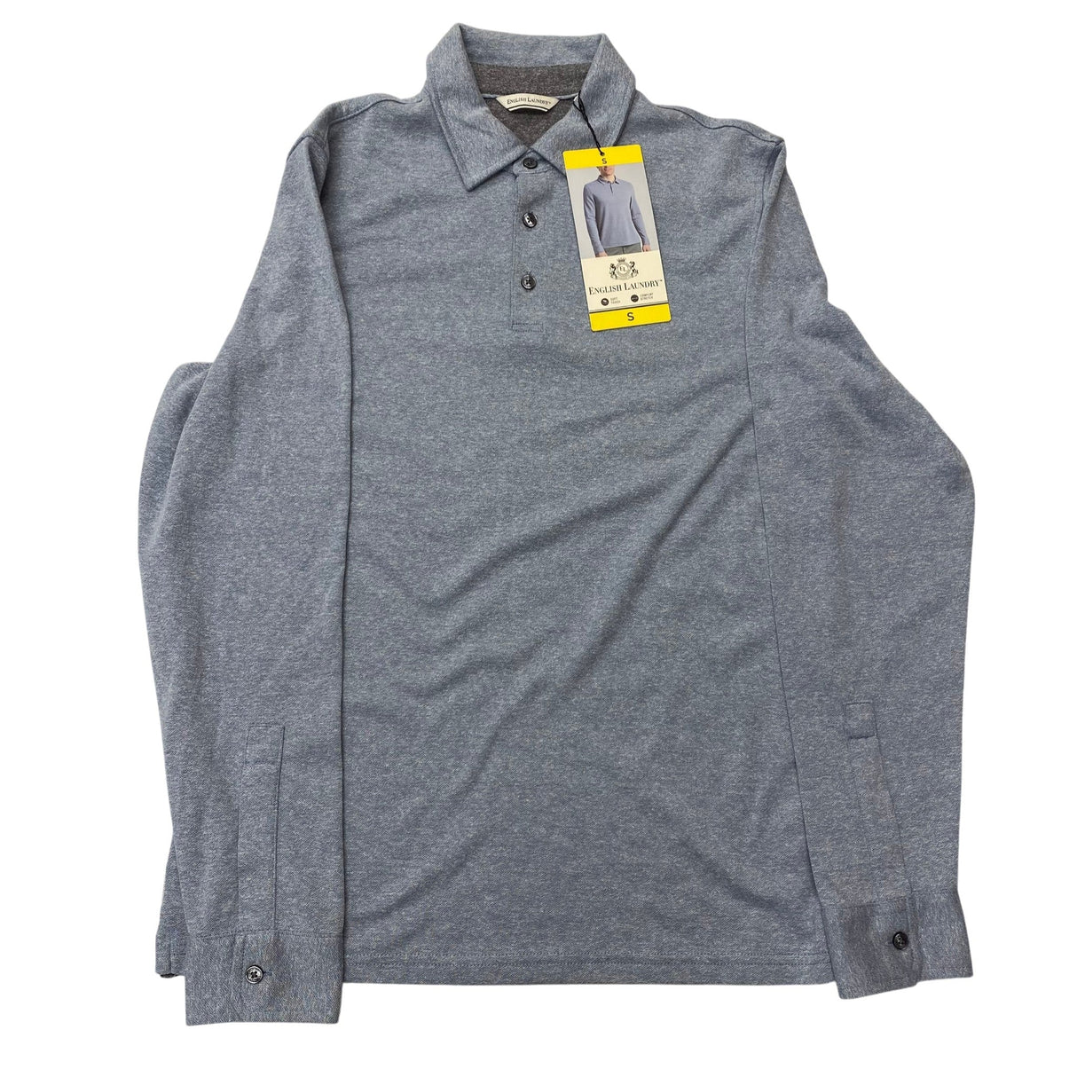 English Laundry Men's Long Sleeve Polo Shirt SIZE - Small