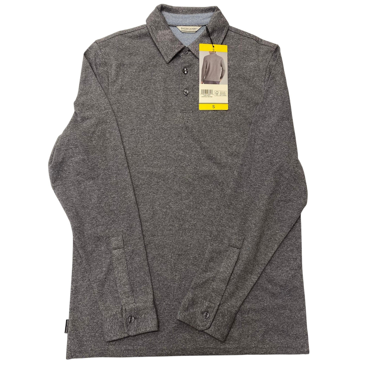 English Laundry Men's Long Sleeve Polo Shirt SIZE - Small