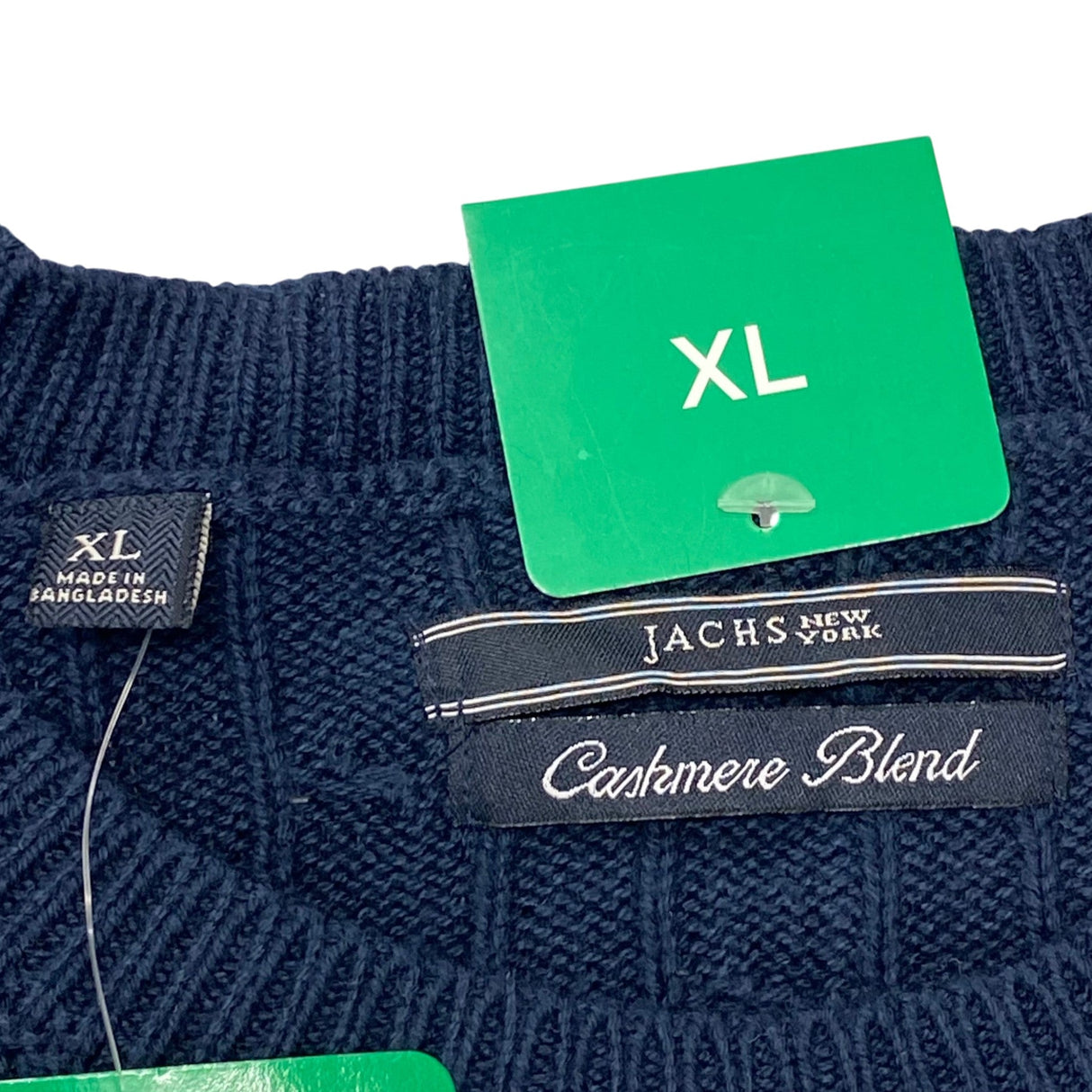 Jachs Men's Cashmere Blend Knit Jersey SIZE - Extra Large