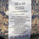 English Laundry Men's Harrow/Straight Fit Jeans - Dark Indigo 30x32 SIZE - 30