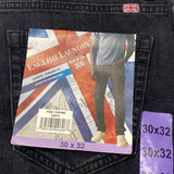 English Laundry Men's Harrow/Straight Fit Jeans - Onyx 30x32 SIZE - 30