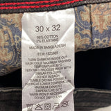 English Laundry Men's Harrow/Straight Fit Jeans - Onyx 30x32 SIZE - 30