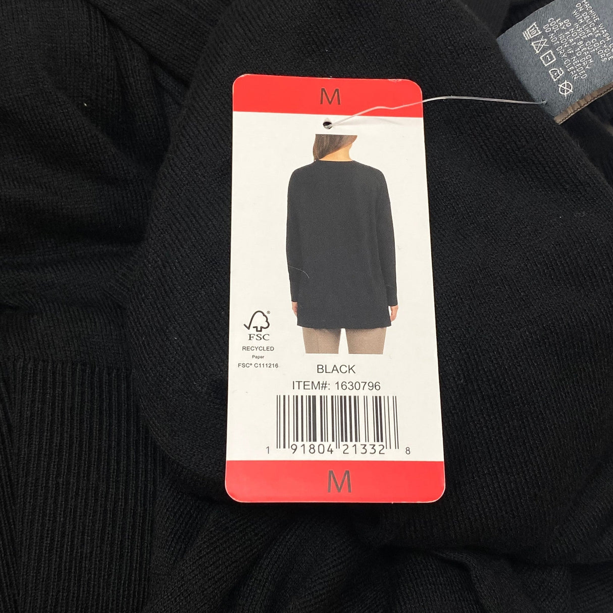 Matty M Women's V-Neck Sweater With Side Slits SIZE - Medium