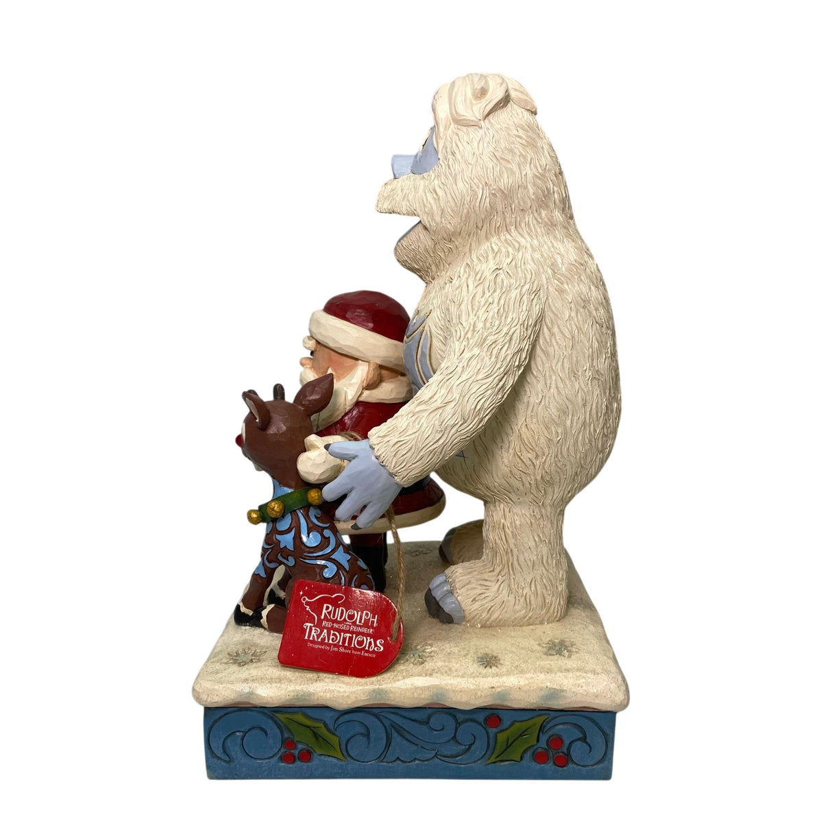Jim Shore Rudolph Bumble And Santa Figurine