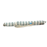 Coconut Grove Sage Striped Beach Cabana