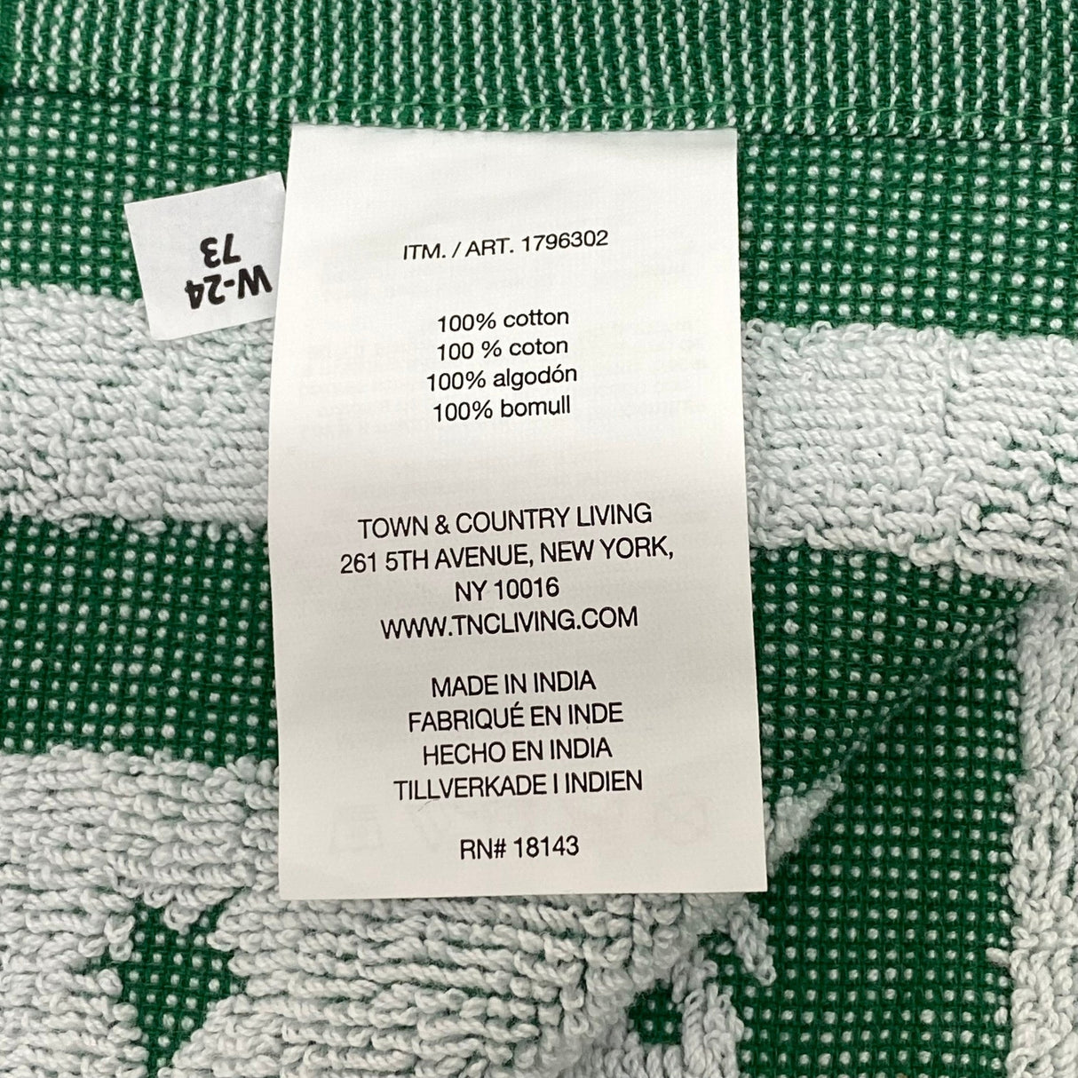Town & Country 5x Christmas Themed Kitchen Towels - Green